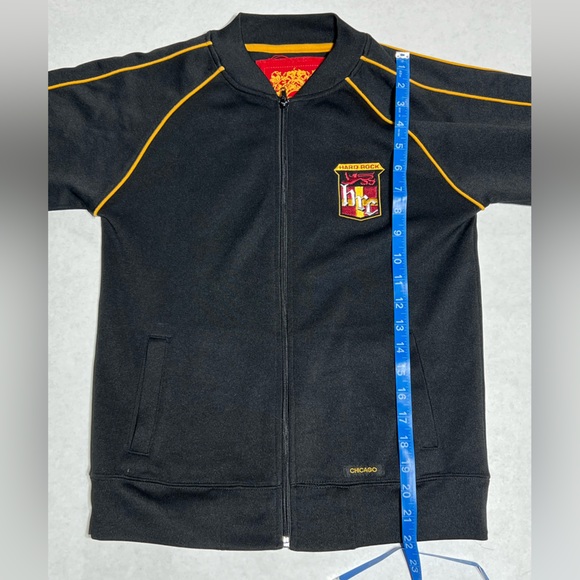 Chicago Hard Rock Cafe zip up jacket size medium - Picture 2 of 6